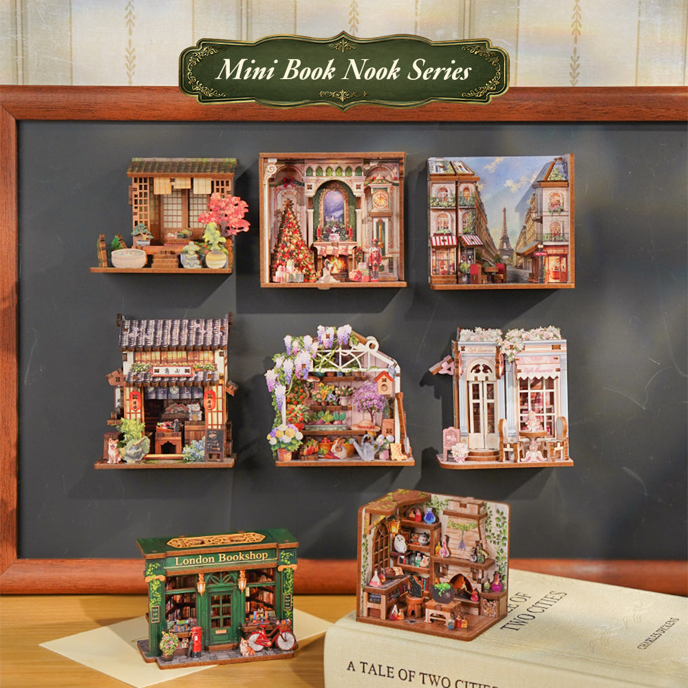 NEW! | London Bookshop | DIY Mini Book Nook