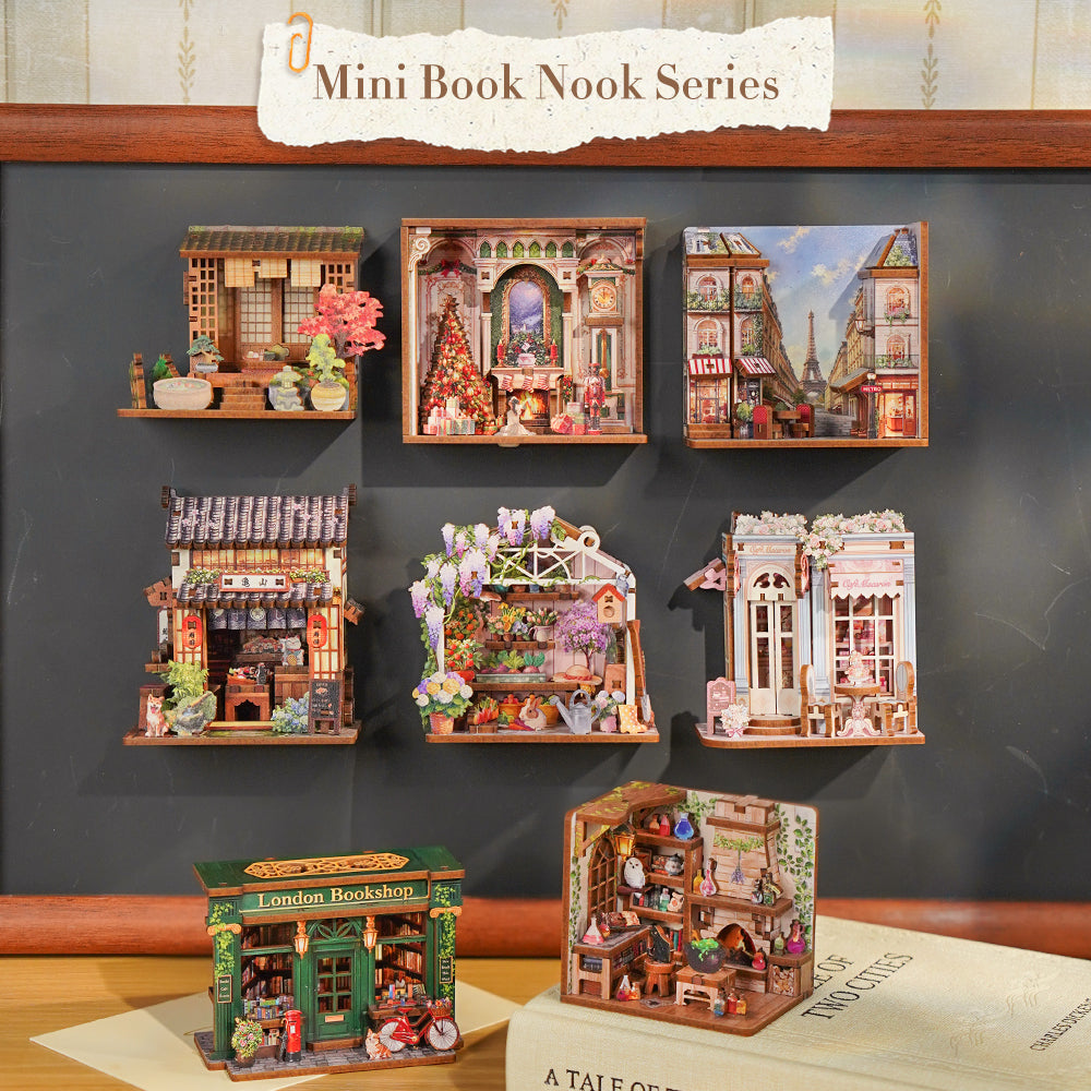 NEW! | Parisian Street | DIY Mini Book Nook