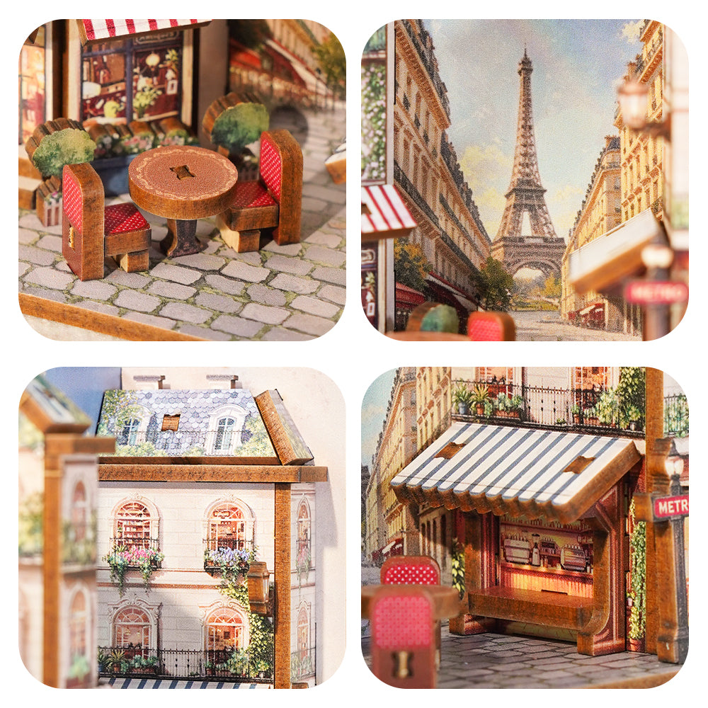NEW! | Parisian Street | DIY Mini Book Nook