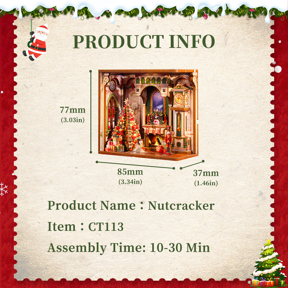 NEW! Christmas Limited | Nutcracker | DIY Mini Book Nook