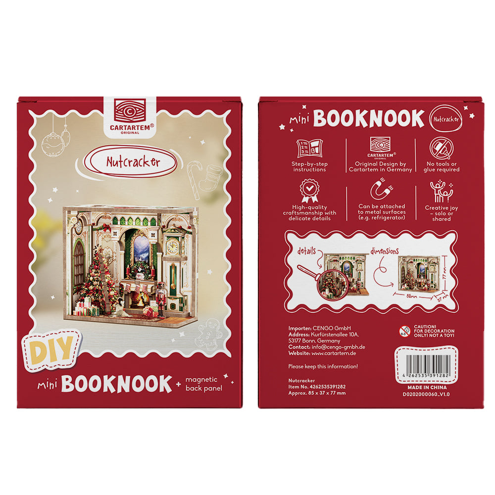NEW! Christmas Limited | Nutcracker | DIY Mini Book Nook