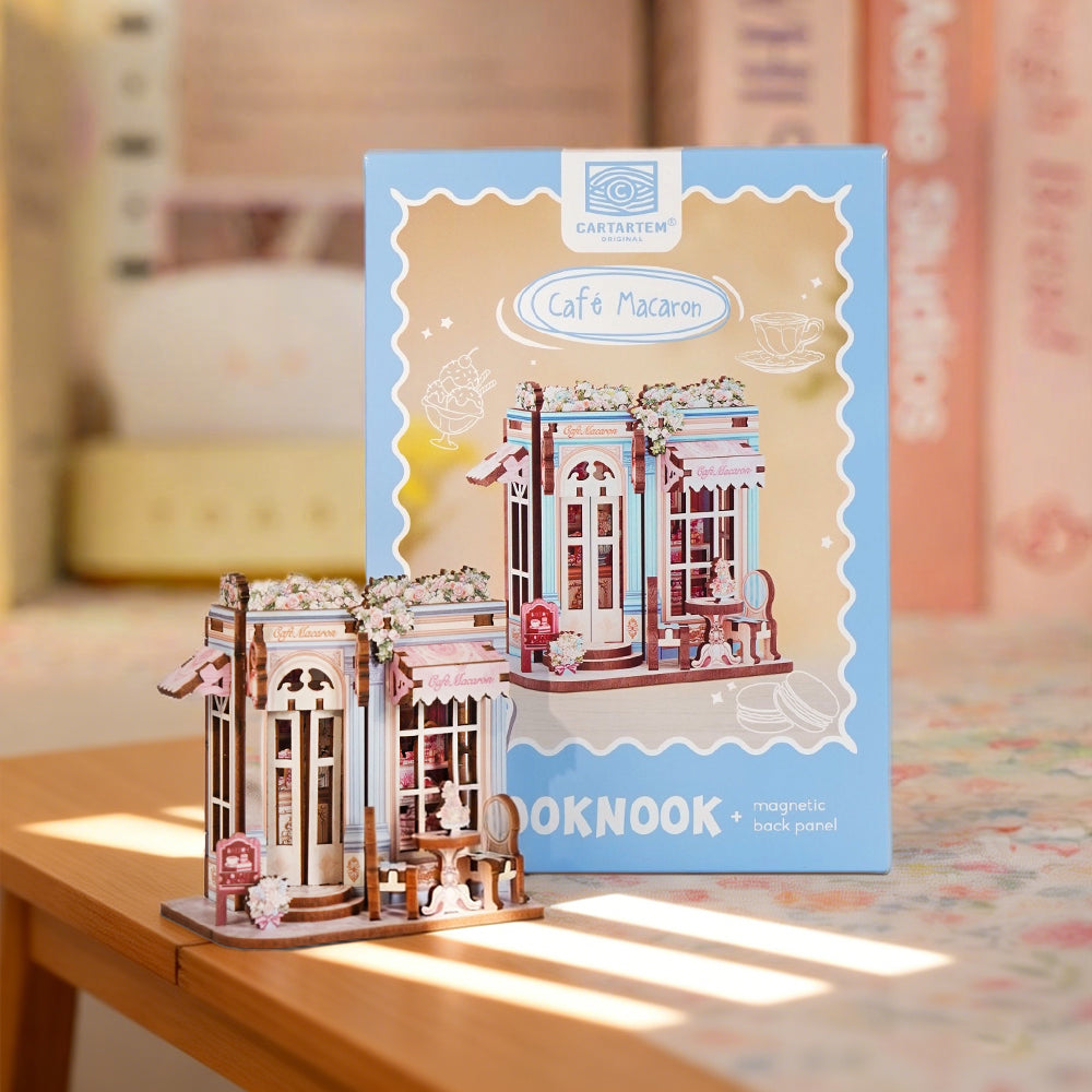 NEW! | Café Macaron | DIY Mini Book Nook