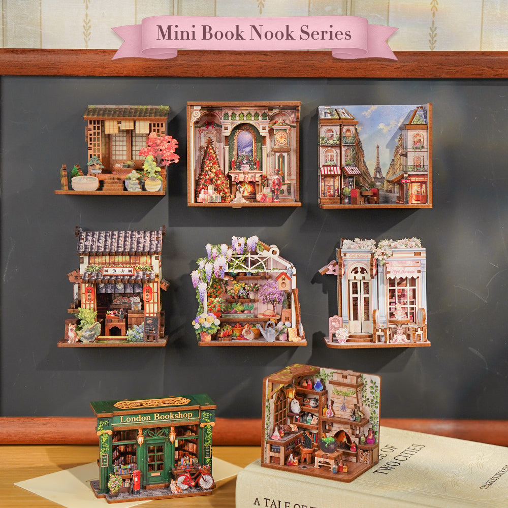 NEW! | Café Macaron | DIY Mini Book Nook