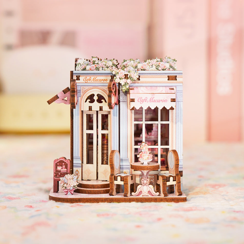 NEW! | Café Macaron | DIY Mini Book Nook