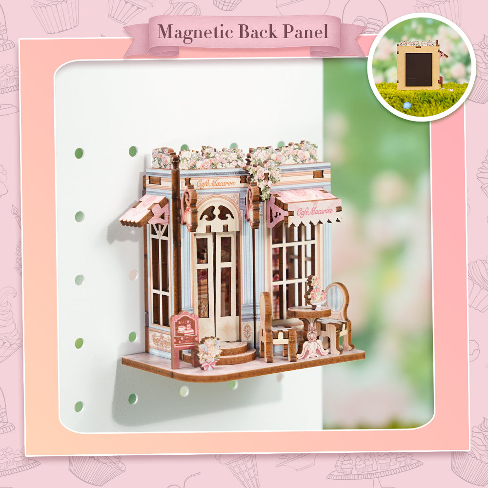 NEW! | Café Macaron | DIY Mini Book Nook