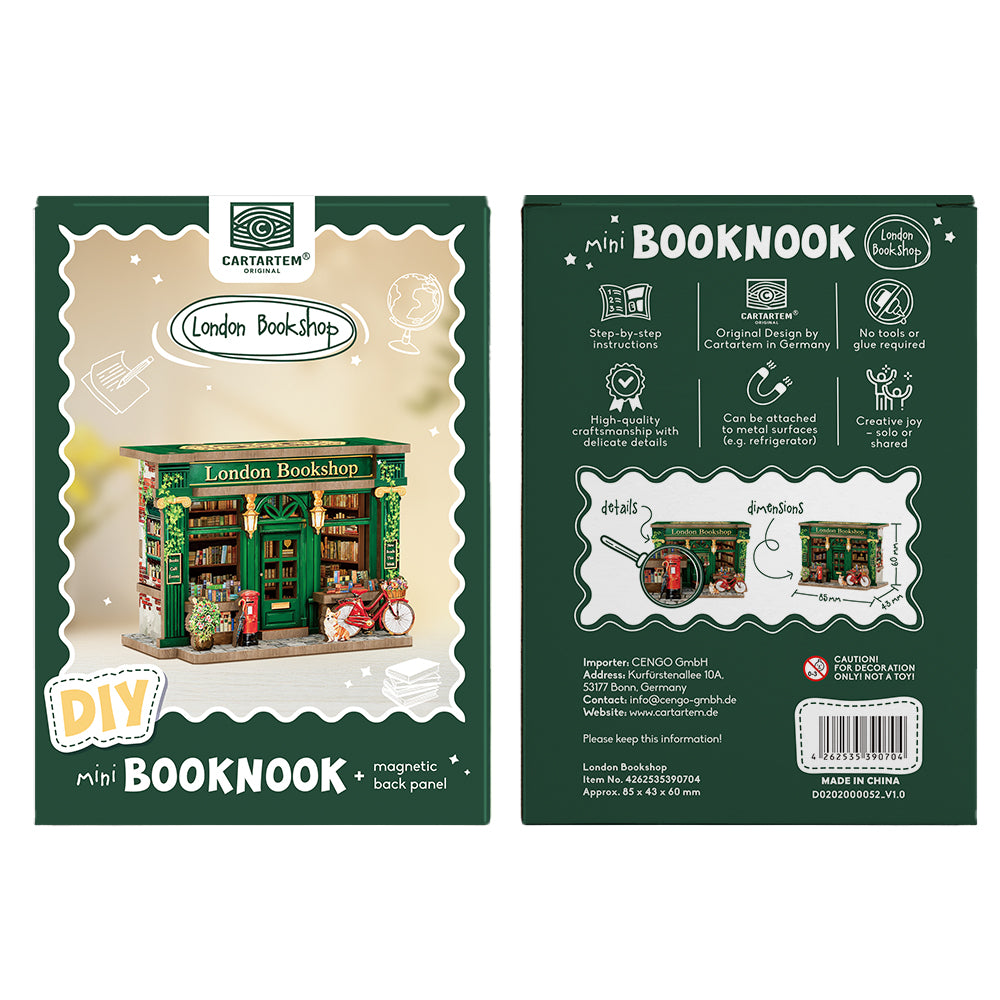 NEW! | London Bookshop | DIY Mini Book Nook