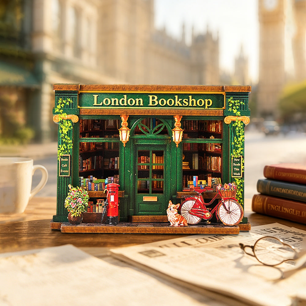 London Bookshop | Aufgebautes Display-Muster