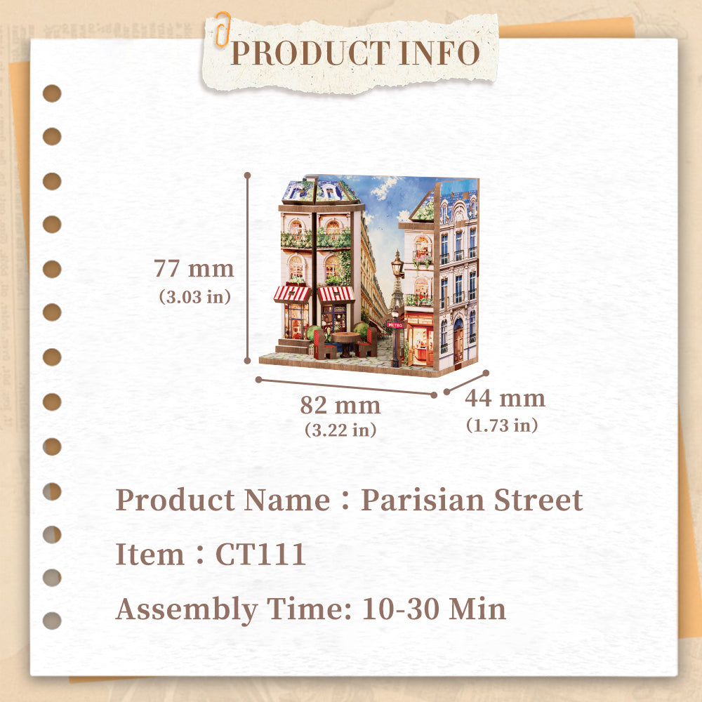 NEW! | Parisian Street | DIY Mini Book Nook