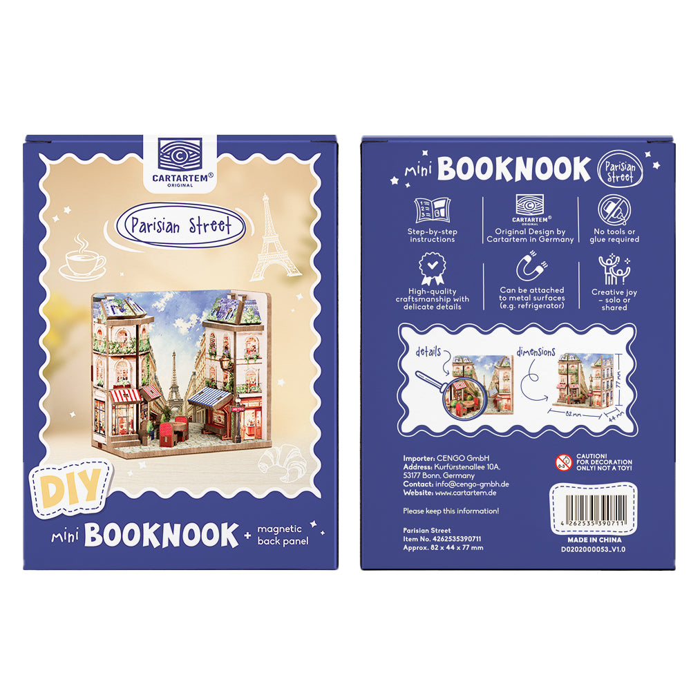NEW! | Parisian Street | DIY Mini Book Nook