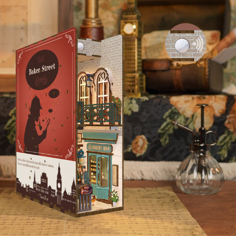 Keviewly Targa In Metallo Sherlock Holmes - Baker Street London - 20x30 Cm - Poster Vintage In Lamiera Per Decorazione Parete Bar, Pub O Casa