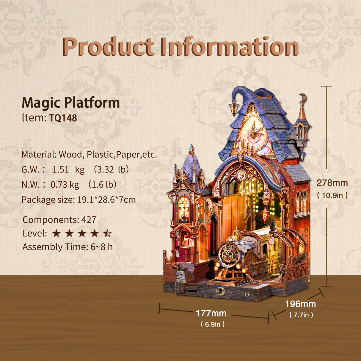 Magic Platform | Book Nook | Tonecheer
