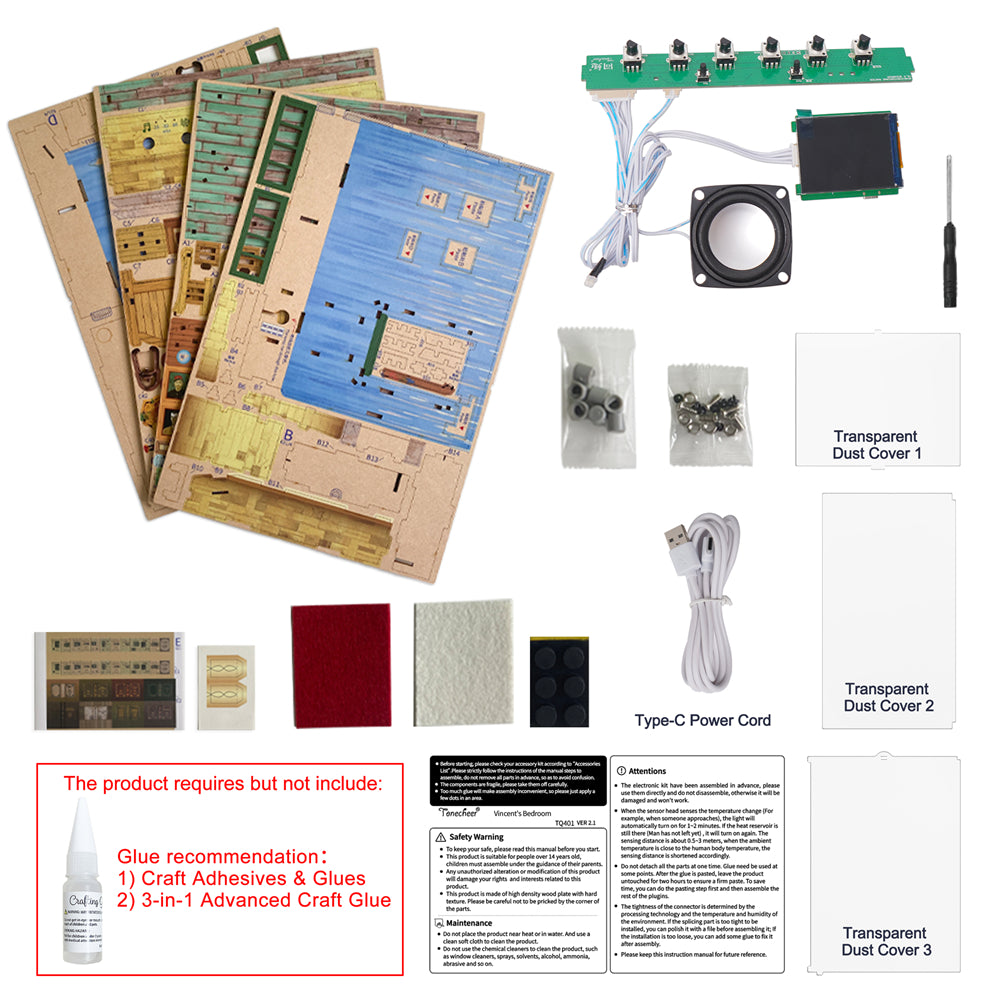 New | Vincent's Bedroom | Tonecheer